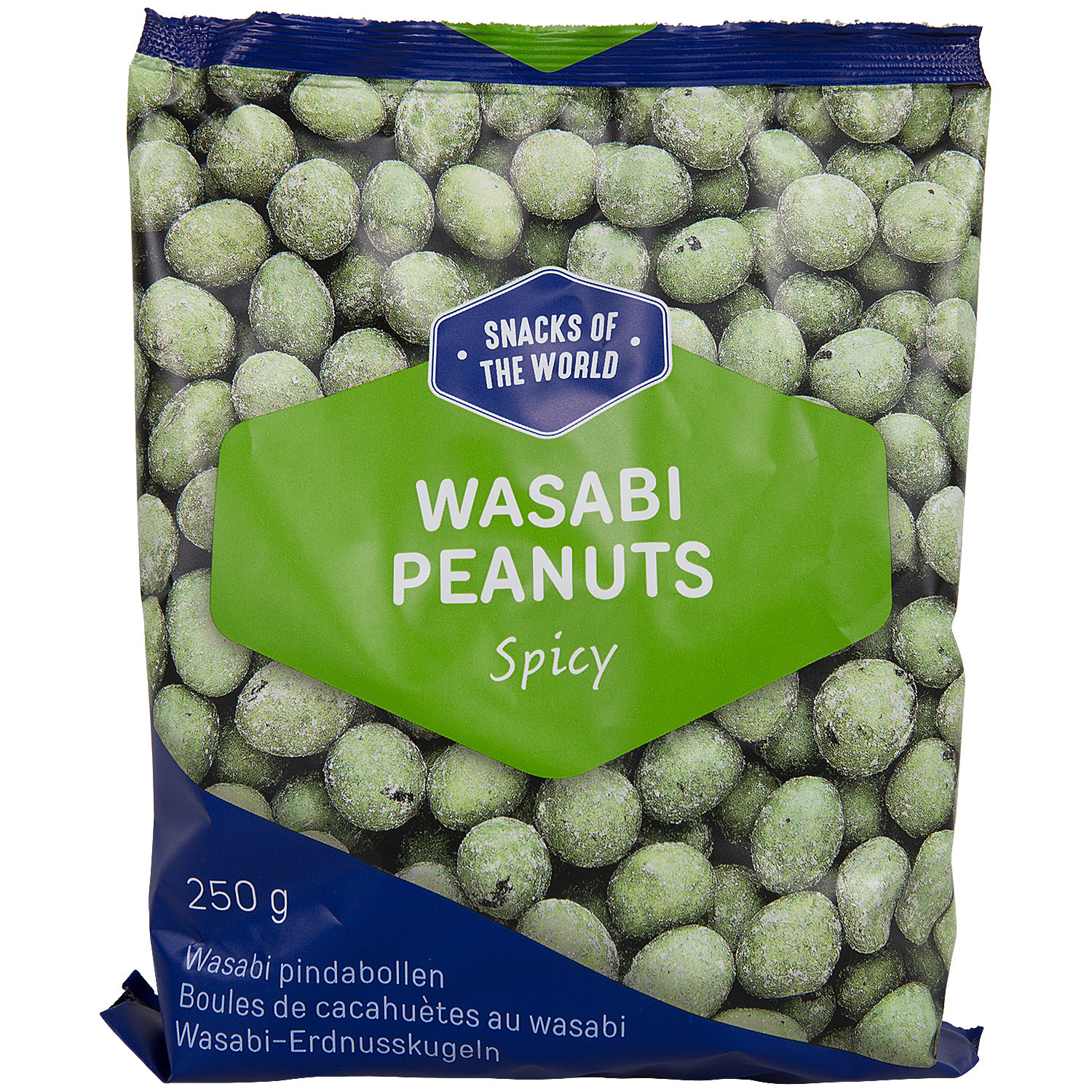 Cacahuetes con wasabi