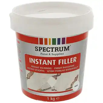 Action Spectrum enduit de rebouchage instantané spectrum offre