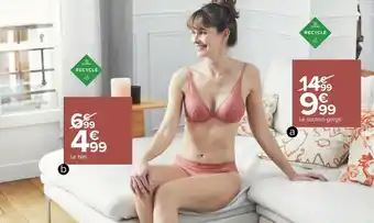 Carrefour Tex soutien-gorge femme ou boxer ou slip femme offre