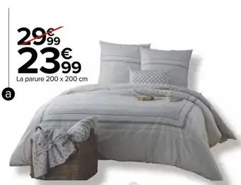 Carrefour Parure "cheverny" offre
