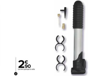 Carrefour Mini pompe à velo offre