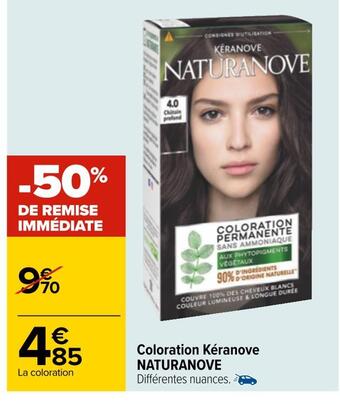 Carrefour Kéranove coloration offre