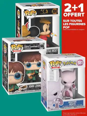 Carrefour Pop bon plan sur toutes les figurines pop offre