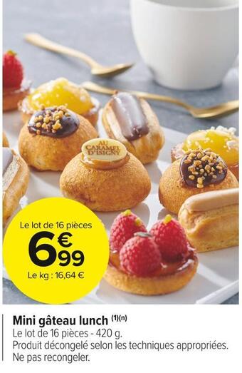 Carrefour Market Mini gâteau lunch offre