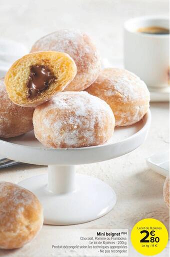 Carrefour Market Mini beignet offre
