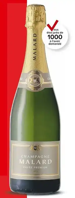 Carrefour Market Malard champagne cuvée premium offre
