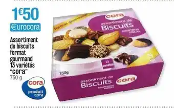 Cora x Carrefour Assortiment De Biscuits Format Gourmand 13 Variétés offre