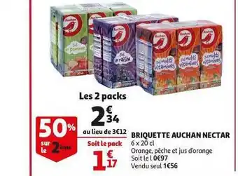 Briquette Auchan Nectar