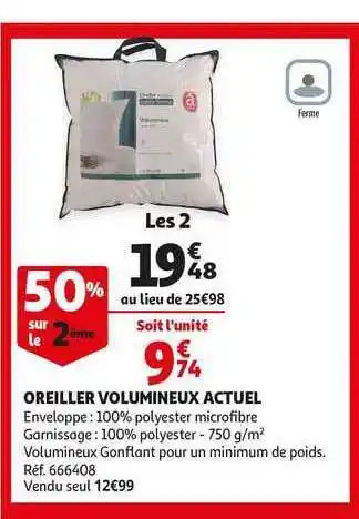 Oreiller Volumineux Actuel
