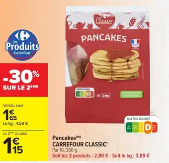 Carrefour Market Pancakes CARREFOUR CLASSIC offre