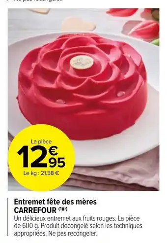Carrefour Market Entrement fête des mères CARREFOUR offre