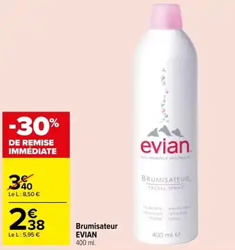 Carrefour Market Brumisateur EVIAN offre