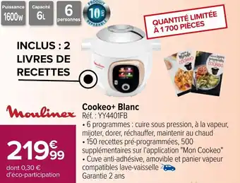 Carrefour Cookeo + blanc offre