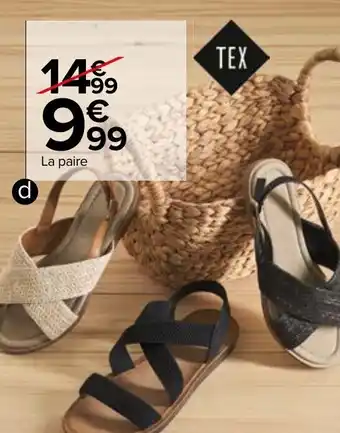 Carrefour Chaussure femme offre