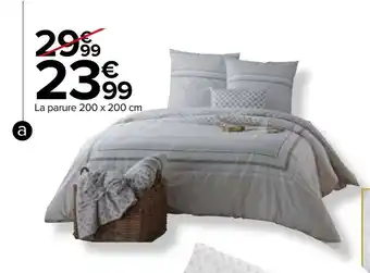 Carrefour Parure "Cheverny" offre