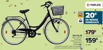 Carrefour Vélo City 40 offre