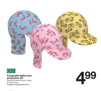 Zeeman Casquette Bébé Avec Protection UV offre