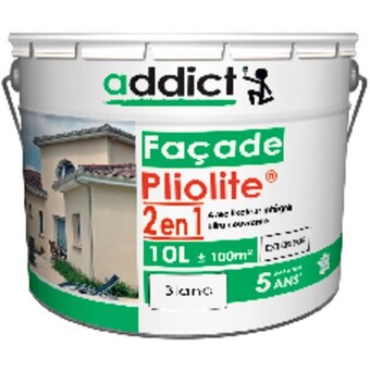 Brico Dépôt Peinture façade pliolite 2 en 1 10 l offre