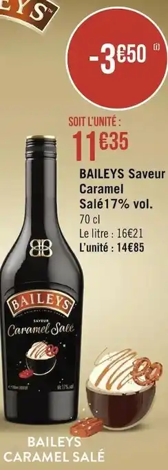 Géant Casino The original irish cream 17% vol. offre