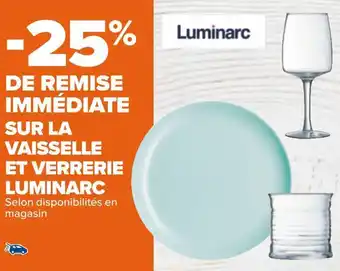 Luminarc bon plan sur la vaisselle et verrerie luminarc