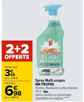 Carrefour Mr propre spray multi-usages offre
