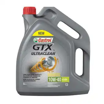 Norauto Castrol huile moteur castrol gtx ultraclean 10w40 a3/b4 essence et diesel 5 l offre