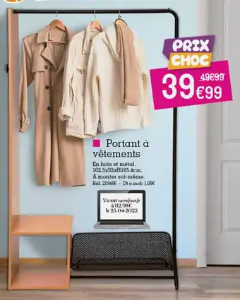 Kandy Portant à vêtements offre
