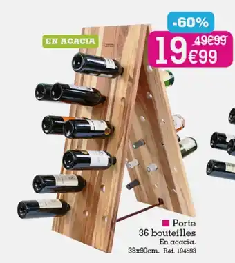Kandy Porte 36 bouteilles offre