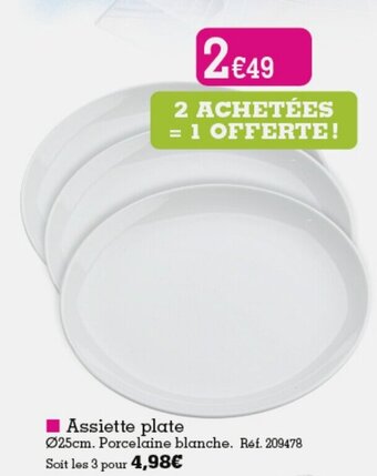 Kandy Assiette plate offre