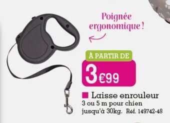Laisse enrouleur