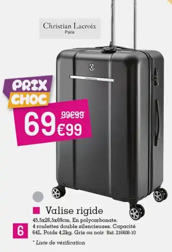 Kandy Valise rigide offre
