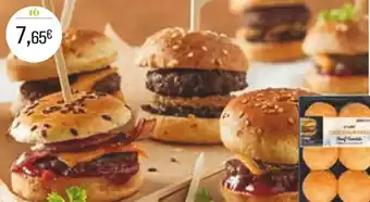 Match 6 mini burgers au boeuf charolais offre