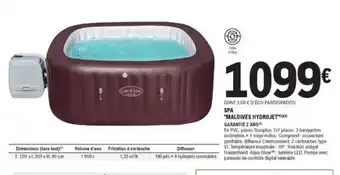 E.Leclerc Brico Spa Maldives Hydrojet offre
