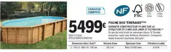 Piscine Bois Émeraude
