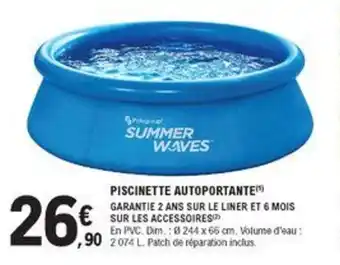 Summer Waves Piscinette Autoportante