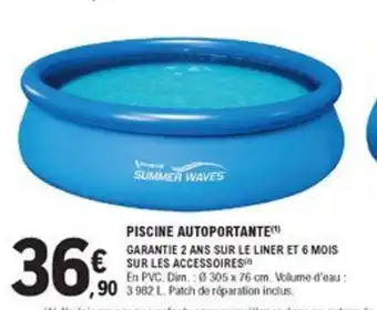 E.Leclerc Brico Summer Waves Piscine Autoportante offre