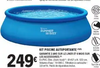 E.Leclerc Brico Summer Waves Kit Piscine Auportante offre