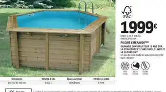 E.Leclerc Brico Piscine Émeraude offre