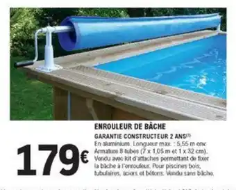 E.Leclerc Brico Enrouleur de bâche offre