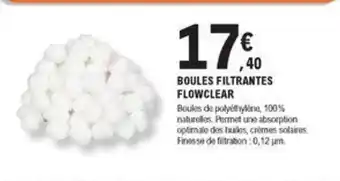 Boules Filtrantes Flowclear