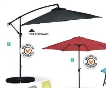E.Leclerc Brico Parasol Excentré rond Beaux Jours offre