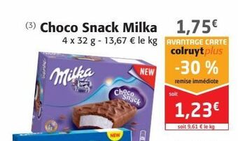 Choco snack milka