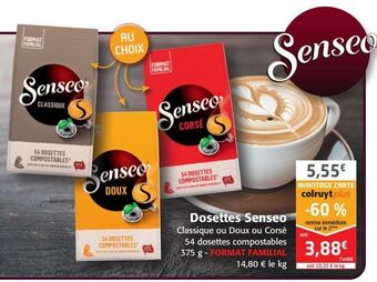 Colruyt Dosettes senseo offre