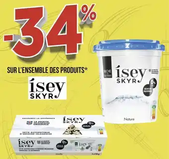 Géant Casino Isey skyr bon plan sur l’ensemble des produits isey skyr offre