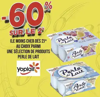Géant Casino Yoplait bon plan sur une sélection de produits perle de lait yoplait offre