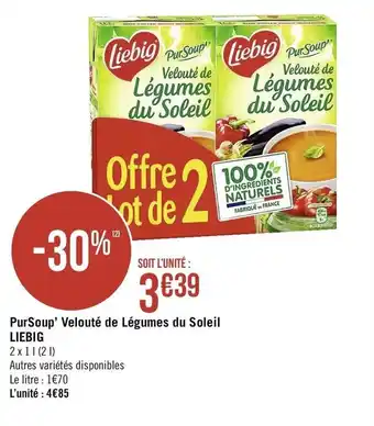 PurSoup' Velouté de Légumes du Soleil Liebig