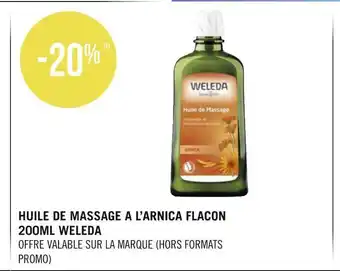 Weleda bon plan sur l'huile de massage a l’arnica flacon 200ml de la marque weleda