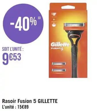 Géant Casino Gillette rasoir fusion 5 offre