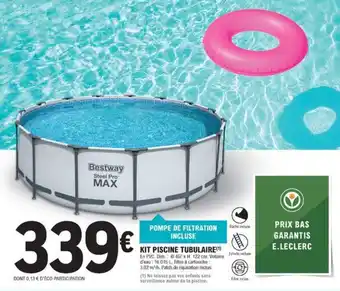 E.Leclerc Jardi Bestway Kit Piscine Tubulaire offre