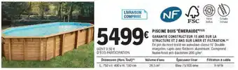 Piscine Bois Émeraude
